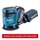 Makita DBO180Z 18V LXT Cordless Random Orbital Sander 125mm - Bare