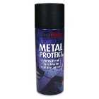 Plastikote Metal Protekt Spray Paint - Matt Black - 400ml