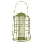 Chapelwood Squirrel Resistant Peanut Bird Feeder - Olive Green