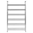 Premier Housewares 6-Tier Extending, Folding Metal Shoe Rack
