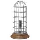 Premier Housewares Marston Small Table Lamp in Metal/Wood