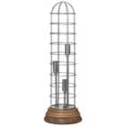 Premier Housewares Marston Large Table Lamp in Metal/Wood