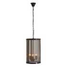 Premier Housewares Hampstead Small Pendant Light in Iron