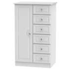Ready Assembled Berryfields Children's Wardrobe - White
