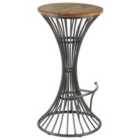 Premier Housewares New Foundry Elm Wood Bar Stool