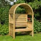 Rowlinson Modena Garden Natural Finish Arbour