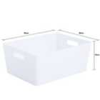Wham Rectangular Studio Store Basket 5.02 - Ice White