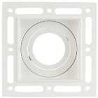 Saxby GU10 White Trimless Plaster In Square Downlight - 7W