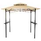 Charles Bentley Steel Gazebo - Cream