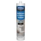 Wickes Black Kitchen & Bathroom Silicone Sealant - 300ml