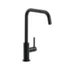 Abode Althia Single Lever Kitchen Tap - Matt Black