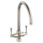 Abode Gosford Monobloc Kitchen Tap - Brushed Nickel