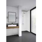 Wetwall Concept White Metro Vertical Orientation Tile Single Shower Panel - H2440 x 1220 x 4mm