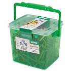 Spax Pz Countersunk Yellox Screws Bulk Tub - 5x70mm Pack Of 250