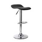 Dorel Zennor Hyperion Leather Barstool - Black