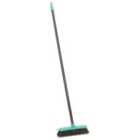 JVL Lightweight Indoor Angled Soft Broom Grey/Turquoise