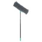 JVL Super-Absorbent Chenille Extendable Flat Floor Mop Grey/Turquoise
