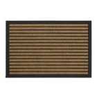 JVL Vienna Heavy Duty Scraper Striped Entrance Door Mat - 40 x 60cm