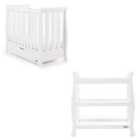 Obaby Stamford Space Saver Sleigh 2 Piece Room Set - White