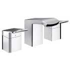 Bristan Descent 3 Hole Chrome Bath Filler Tap