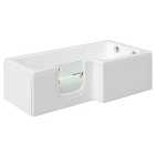 Wickes Solarna L-Shaped Left Hand Easy Access Bath - 1700 x 850mm