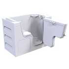 Wickes Serenity Right Hand Straight Wide Door Easy Access Bath - 1300 x 750mm
