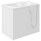 Wickes Freedom Straight Right Hand Easy Access Bath - 1070 x 660mm