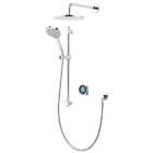 Aqualisa Optic Q Smart Divert Concealed High Pressure Combi Shower with Adjustable & Fixed Wall Head