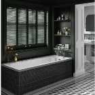 Wickes Savoy Acrylic Traditional Straight Bath - 1700 x 700mm