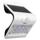 Luceco Solar Guardian PIR Wall Light White IP65 1.5W 200LM 4000K