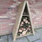 Shire Pressure-Treated Medium Triangular Tongue & Groove Log Store