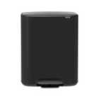 Brabantia 2 x 30L Bo Pedal Bin - Matt Black