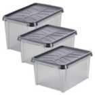 Orthex SmartStore Plastic Storage Box - Set of 3