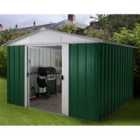 Yardmaster Emerald No Floor Metal Apex Shed 10 x 13ft