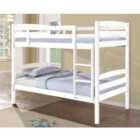 Tripoli Solid Wood Bunk Bed White
