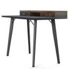 Solstice Carina Desk - Grey/Walnut
