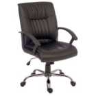 Teknik Milan Executive Chair with Stylish Five-Star Chrome Base