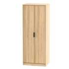 Ready Assembled Hirato 2 Door Soft Oak Wardrobe