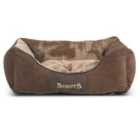 Scruffs Chester Box Bed Chocolate (S)