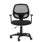 Alphason Davis Operator Chair - Black