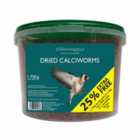 Johnston & Jeff Dried Calciworm Tub with FREE scoop - 1.6kg