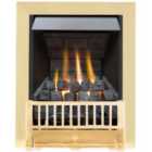 Farlam 3.2kW Slimline Radiant Gas Fire - Brass