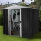 Yardmaster Castleton No Floor Metal Apex Shed 6 x 7ft