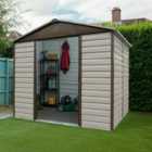 Yardmaster Shiplap No Floor Metal Shed 8 x 6ft