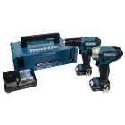 Makita CLX228AJ 12V 2 X 2.0Ah Max Cordless Combi Drill & Impact Driver Twin Kit