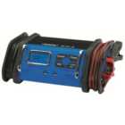 Draper 16A 12V/24V Battery Charger - Blue & Black