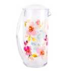 Summerhouse Gardenia Floral Decorated Pitcher - Multi-coloured