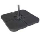 Royce 100kg Plastic Covered Concrete 4 Part Base