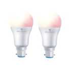 4lite WiZ 2x Connected LED Smart Bulb Wifi & Bluetooth B22