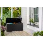 Keter Emily Graphite Outdoor Garden Storage Box - 277L